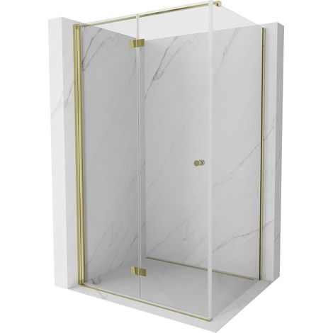 Mexen Mist-F T cabine de douche pliante gauche 120 x 95 cm, transparent, or - 8A6T-120-095-50-00-L (1/5)