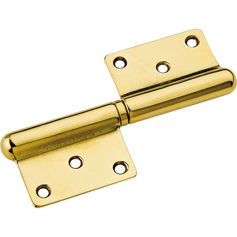 CERNIERA IN GROSSEZZA 50 OTTONE LUC H 120 MM SX- 12,0 pz