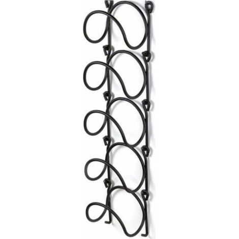 Metal wall mounted towel rack, five layers with hooks, bathroom accessories for bath towels and face towels