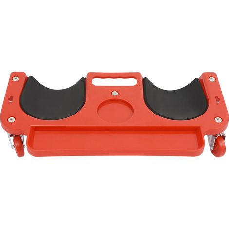 Rodillera enrollable, soporte ergonómico, movilidad flexible, roja (1/2)