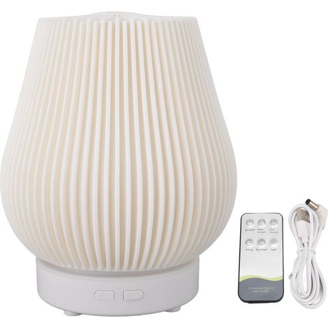 Humidificateur électrique 200 ml, 3 modes, USB RGB, diffuseur d'aromathérapie portable avec veilleuse, idéal pour la maison et les voyages (USB 5 V). (1/5)