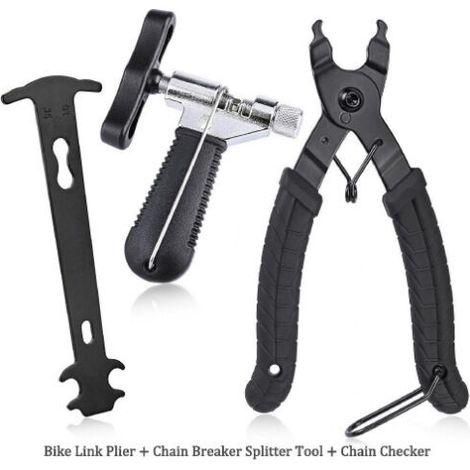 Outil Universel de réparation de chaîne de vélo pour 7, 8, 9, 10, 11, 12 Vitesses, Ensemble Pince pour chaîne de vélo + Coupe-chaîne + Outil de réparation (1/5)