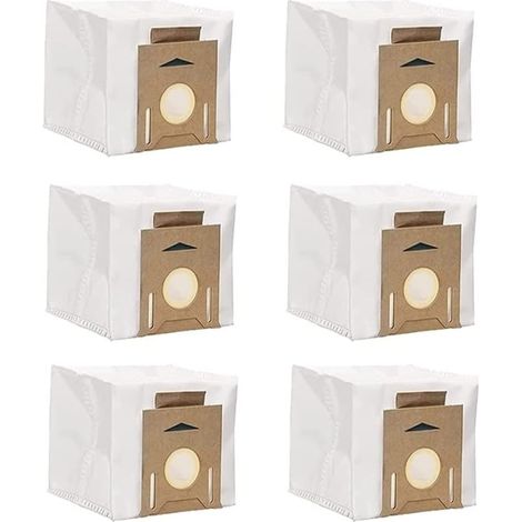 Lot de 12 sacs à poussière pour station Yeedi Vac/Yeedi Vac 2 Pro, pour Ecovacs Deebot OZMO T8 AIVI T8 Max et T8 Series/N8 Pro Plus/N8 Pro Pro Pro (1/5)