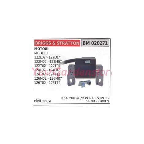 Bobina de encendido briggs & stratton para motores 122L02 126T02 126T12 020271