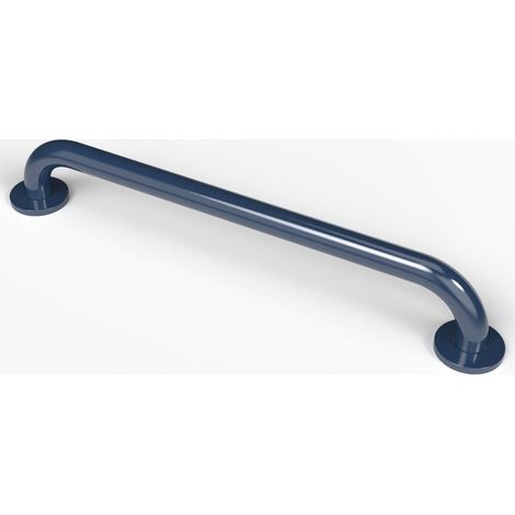 Nymas NymaPRO Round Flange Steel Grab Rail 600mm Length - Dark Blue (1/2)