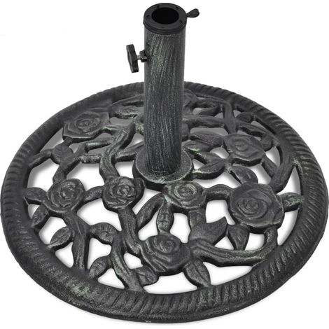 INLIFE Socle de parasol en fonte 12 kg 48 cm (1/5)