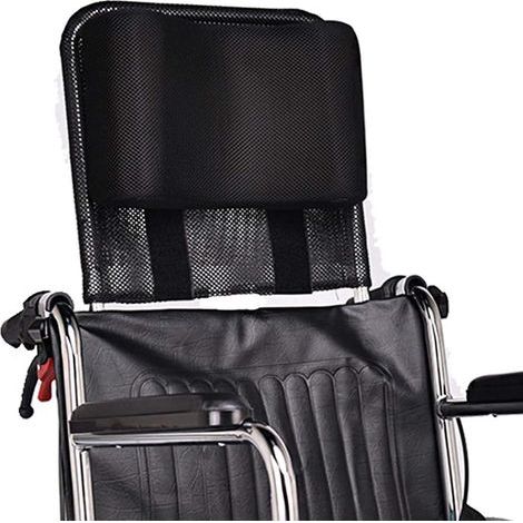 Appui-tête réglable pour fauteuil roulant – Coussin rembourré en mousse – Conception amovible – S'adapte aux fauteuils de 16 à 20 pouces (1/5)