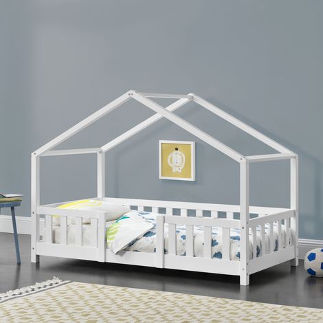 Kinderbett Treviolo 80x160 cm Weiß [en.casa] (1/5)