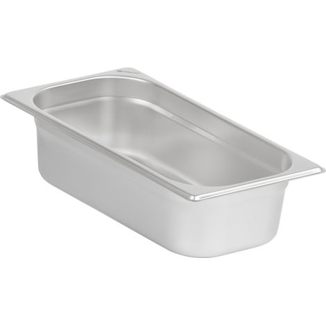 Mahlzeit GN Behälter 1/3, Höhe 100 mm, Edelstahl Gastronomiebehälter, Geeignet für Chafing Dishes