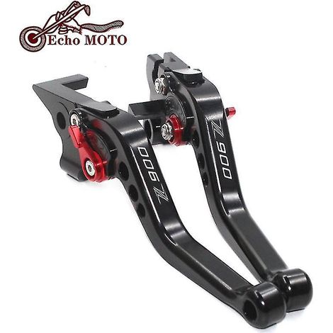 Leviers de frein et d'embrayage courts réglables pour moto Kawasaki Z900 (2017-2022) - Noir - B (1/5)