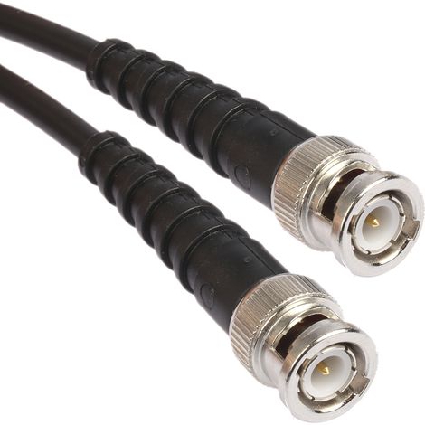Câble coaxial RG58 RS PRO, Avec connecteur BNC mâle, 500mm ( Prix pour 1 ) (1/2)
