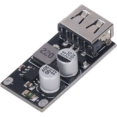 Module abaisseur DC 4 pièces 6-32V, régulateur de tension haute efficacité, alimentation à découpage avec protection multiple et charge rapide (1/5)