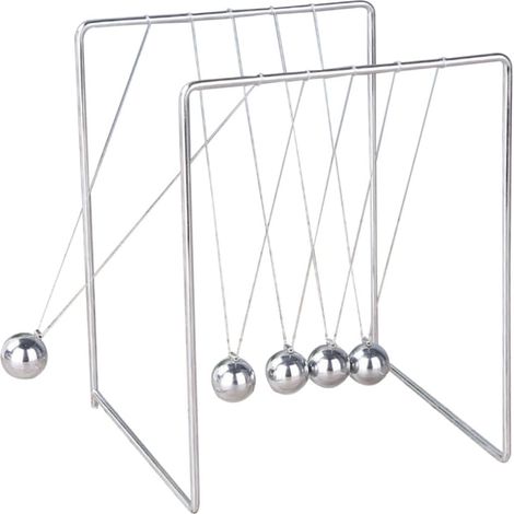 SUPVOX Adorno Newton De Bureau Bola Cuadrada Acero Inoxidable (1/5)
