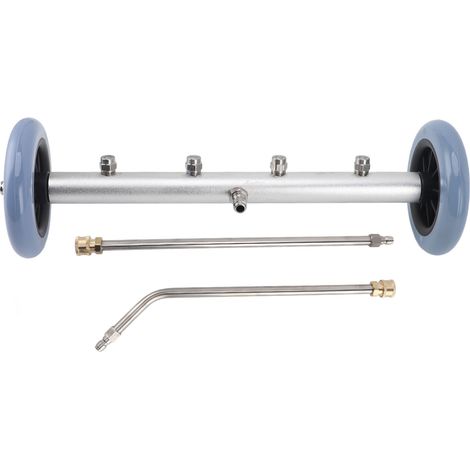 Limpiador de chasis de 16 pulgadas y 4000 PSI, mopa de agua a alta presión con extensión para camiones, SUV y remolques, color morado y negro. (1/5)