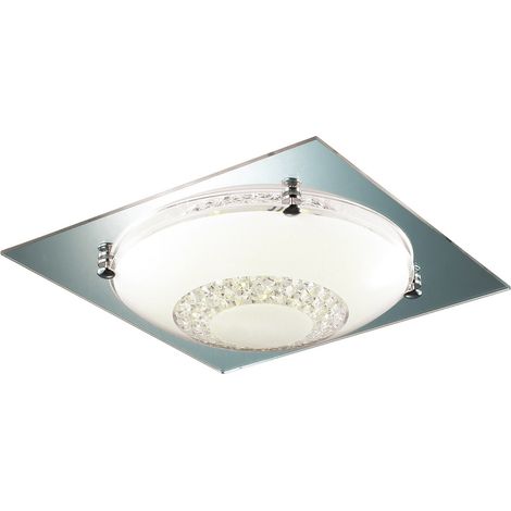 Italux Ermes Plafoniera LED Classica 1 Luce Incasso, 3000K