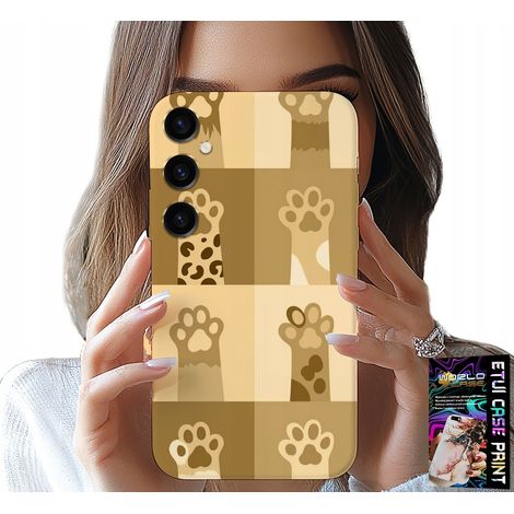Funda para Samsung Galaxy S25 - Amor por los gatos, estampados de gatos, huellas de gato (1/5)
