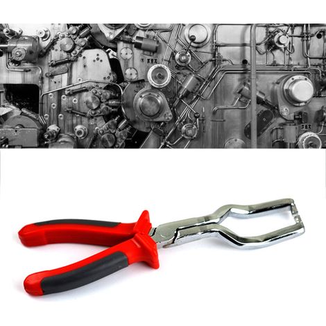 Kraftstoffschlauchschelle von Petro Line, rutschfester PVC-Griff, roter legierter Stahl, Schlauchtrennwerkzeug für die Kfz-Reparatur (1/5)