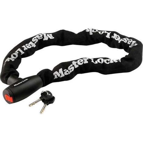Antivol moto - MASTER LOCK - Chaîne en acier cémenté de 10 mm - 1 m de longueur