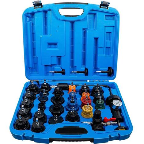 Testeur de Circuit de Refroidissement - 32 pcs - Diagnostic Précis et Complet, , Pro - D-Work