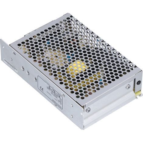 Alimentation à découpage 75W 12V 6A, boîtier en alliage d'aluminium, conversion de tension 110V/220V, composant électronique S-75-12