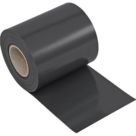 Zaunblende PVC blickdicht 19cm x 35m steingrau (1/4)