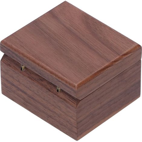 Spieluhr aus Walnussholz, Aufziehmechanismus, handgefertigtes Holzprodukt, ideales Geschenk zum Valentinstag oder Geburtstag. (1/5)