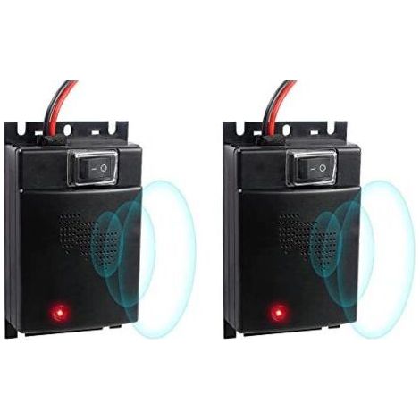 Répulsif anti-animaux 2X pour voitures, répulsif ultrasonique pour automobiles, pièges pour taupes, rats, chauves-souris, geckos, chats sauvages (1/5)