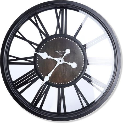Reloj de pared grande para loft de 50 cm (1/3)