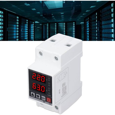 CHLT-613 AC220V Protecteur intelligent de surtension/sous-tension à réarmement automatique réglable, temporisation de limitation de courant, interrupteur de réarmement automatique (63A) (1/5)
