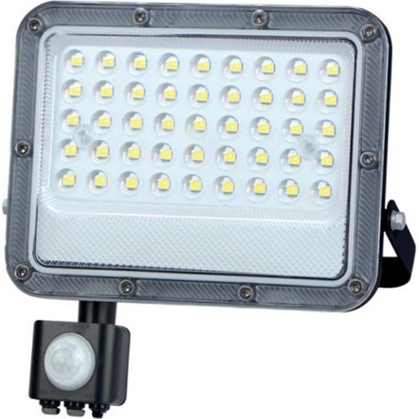Belinta Proiettore LED in alluminio con sensore 30W 4000K IP65 Nero