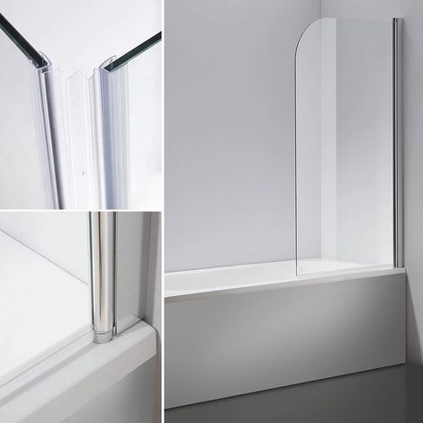 140x80 Divisorio doccia Piano vasca da bagno Parete pieghevole Vasca da bagno Parete pieghevole Vasca da bagno (1/5)