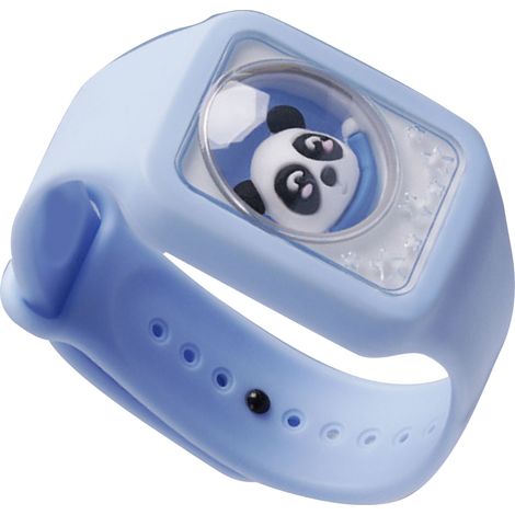 Bracelet anti-moustique répulsif sans fuite longue durée multiusage sûr anti-piqûre pour enfant plein air bleu en silicone 1 pièce (1/5)
