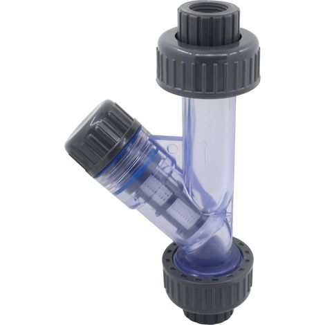 Filtre arrosage Goutte à Goutte Femelle Filtre a Tamis Tube PVC Maille pour agricole Jardin Irrigation Aquarium (1/5)