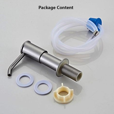 Dispensador de jabón de cocina integrado - Kit de manguera de extensión de 101 cm y cabezal dispensador (1/4)