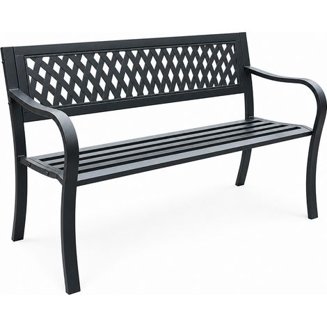 Aga Metall-Gartenbank 125x53 x77 cm (1/5)