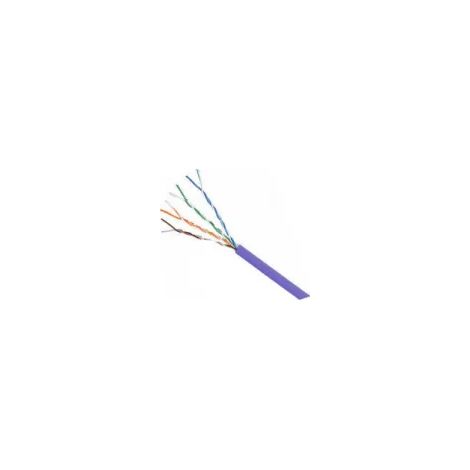 Câble RJ45 violet CAT6A F/UTP 4 pairs LSOH 500MHZ - Touret 500m