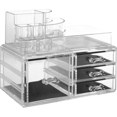 Premier Housewares 8 Compartment PS Cosmetics Organiser with 4 Drawers (1/5)