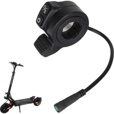 Convient pour l'ensemble de commande des gaz Kukirin G2 Master, interrupteur d'accélération, interrupteur de puissance, pièces intégrées (1/4)