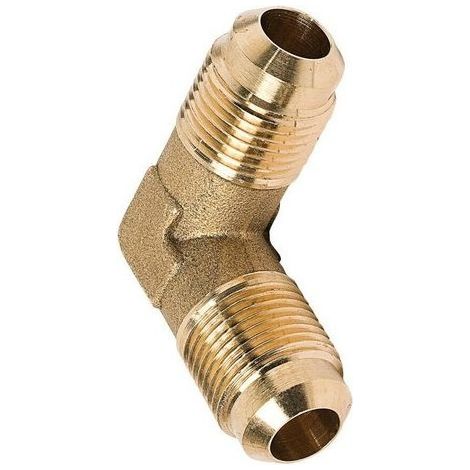Gomito maschio maschio 1/4" x 1/4" per condizionamento rinaldi e pettinaroli