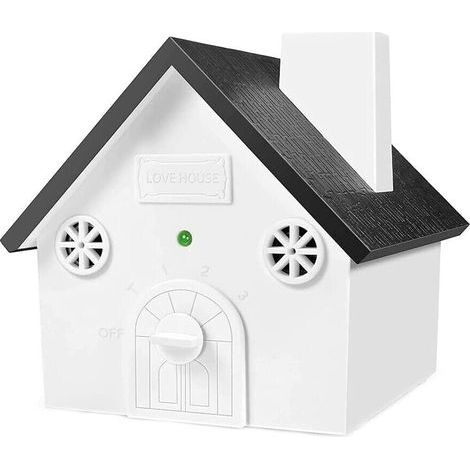 Dispositivo repelente para perros, ultrasónico, blanco y negro. (1/5)