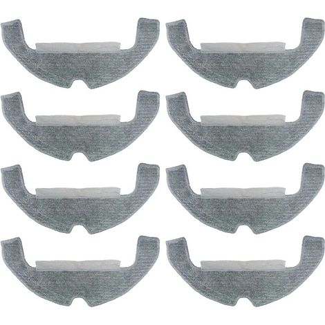 Wischtücher pour DREAME D10 Plus Gen 2/D10s plus / D9 PLUS Robot-Aspirateur Accessoires, D10 Plus Gen 2 Accessoires 8 Mop Pad, Toilette de rechange réutilisable et lavable Accessoires (1/5)