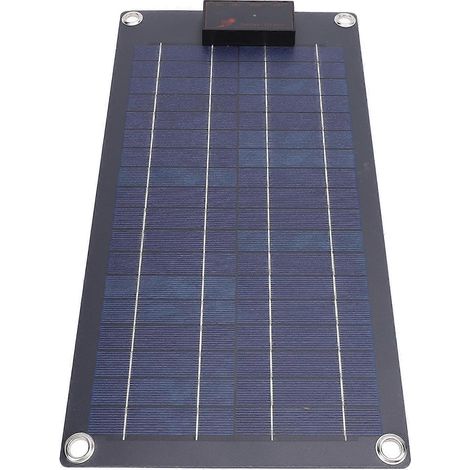 Tragbares 10-W-18-V-Solarpanel mit USB-Anschluss, leichtes und flexibles Solarladegerät für Camping, Wohnwagen und Boot (1/5)