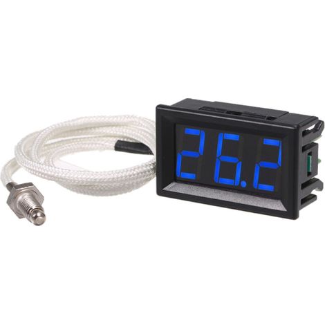 Thermomètre numérique industriel XH-B310, 12 V, testeur de thermocouple de type K M6, plage de température -30 à 800 °C, haute précision, avec affichage LED. (1/5)