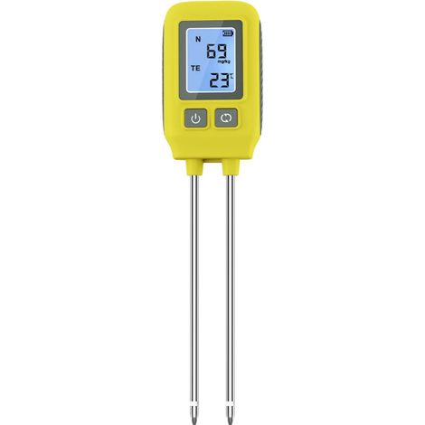 5-in-1 Pflanzenfeuchtigkeitsmesser, Hygrometer für Fruchtbarkeit/pH-Wert/Bodenfeuchtigkeit/Temperatur/Sonnenlichtintensität (1/5)
