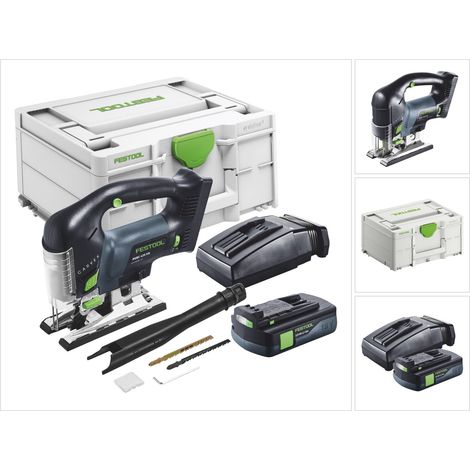 Festool CARVEX PSBC 420-Basic Akku Pendelstichsäge 18 V 120 mm Brushless + 1x Akku 3,0 Ah + Ladegerät + Systainer