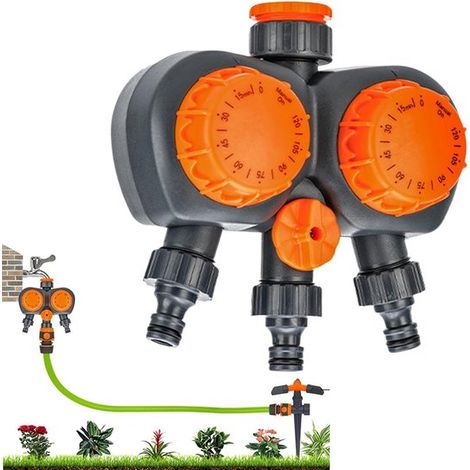 34. Sistema di irrigazione intelligente per giardini, robusto e affidabile, con irrigatore automatico per piante, ideale per case, prati e serre. (1/5)