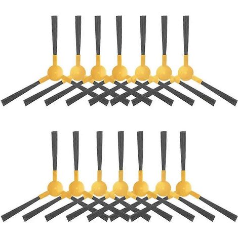 Accessoire de rechange pour aspirateur robot Wollmer F550 Sapphire : brosse latérale (14 pièces). (1/5)