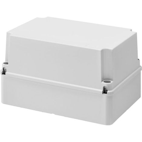 GEWISS GW44219 - Cassetta Di Derivazione Con Coperchio Alto A Vite, IP56, Dimensioni Interne 300x220x180, Pareti Lisce, Grigio RAL 7035 (1/4)