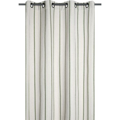 Rideau en coton rayé TROPE, 135 x 260 cm (1/2)