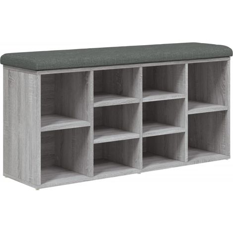 Maison Exclusive - Schuhbank Grau Sonoma 102x32x50 cm Holzwerksto